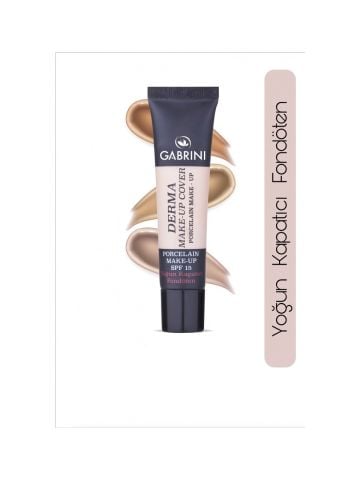 Gabrini Derma Make-up Cover Fondöten Yoğun Kapatıcı No:102 40 Ml