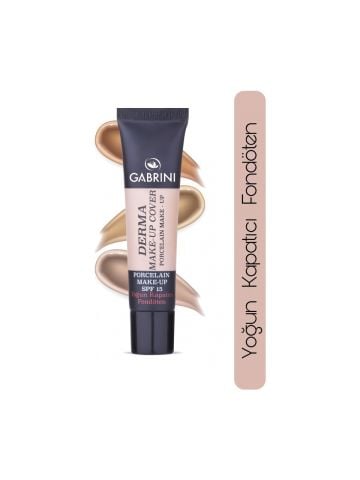Gabrini Derma Make-up Cover Fondöten Yoğun Kapatıcı No:101 40 Ml