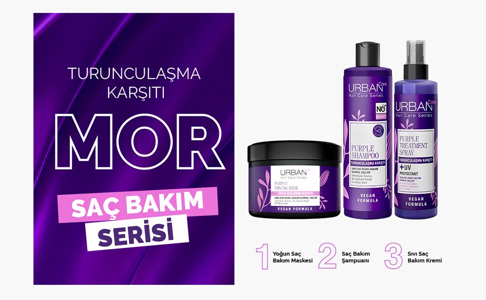 Urban Care Mor Turunculaşma Karşıtı Yoğun Saç Bakım Maskesi