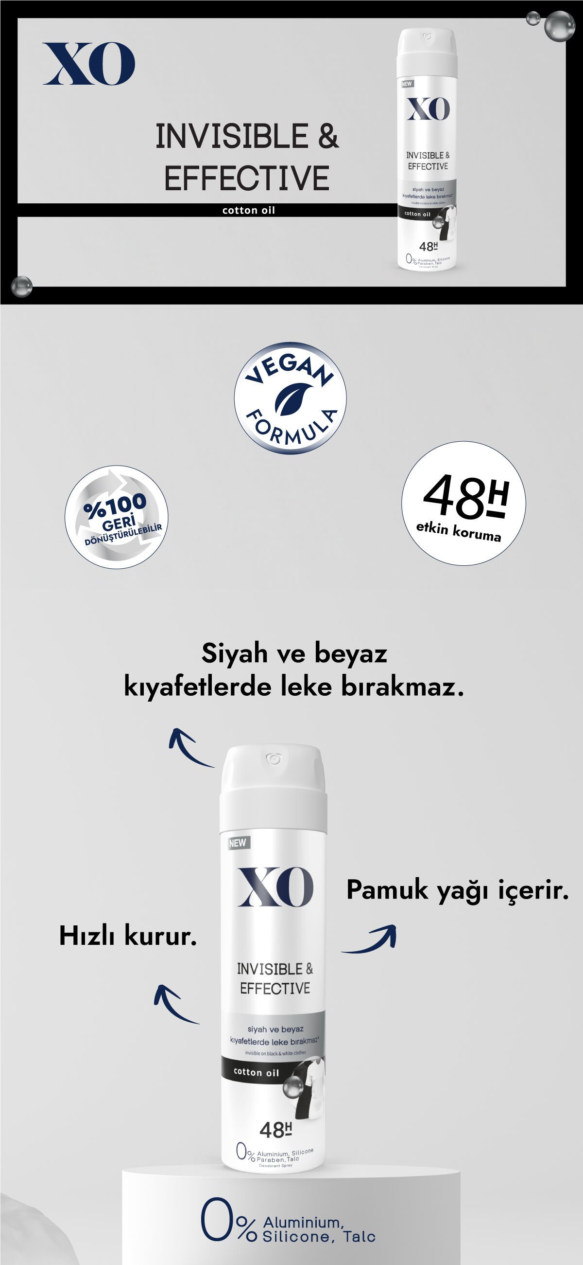 xo kadın deodorant