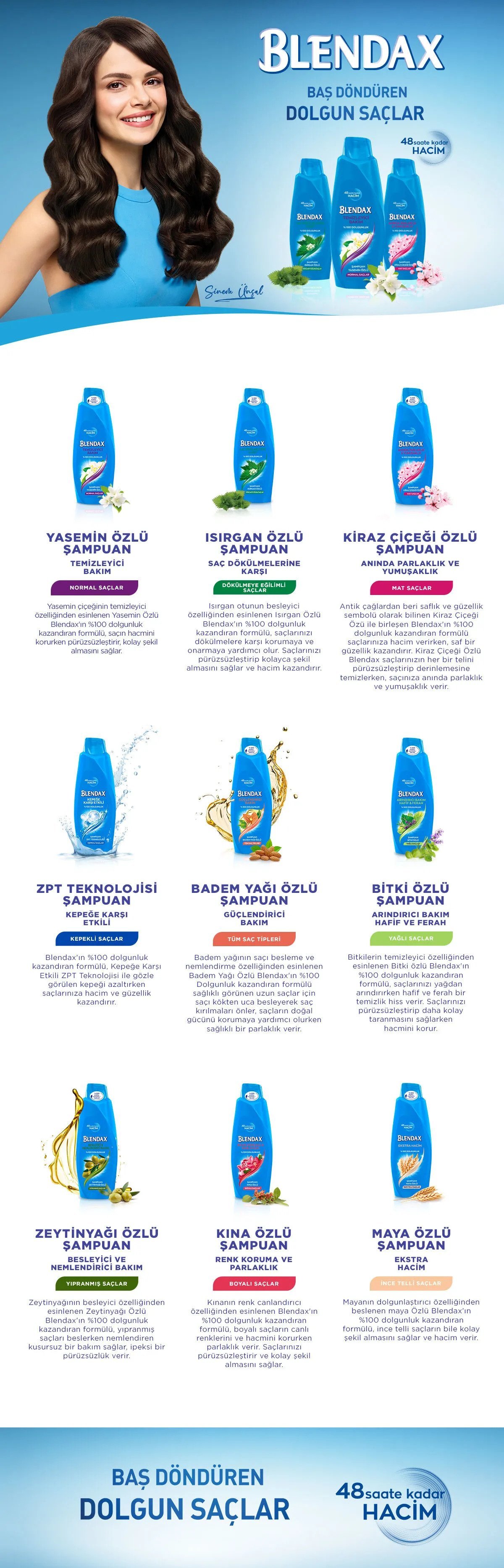 Blendax Yasemin Özlü Şampuan 180 ml Seyehat Boy