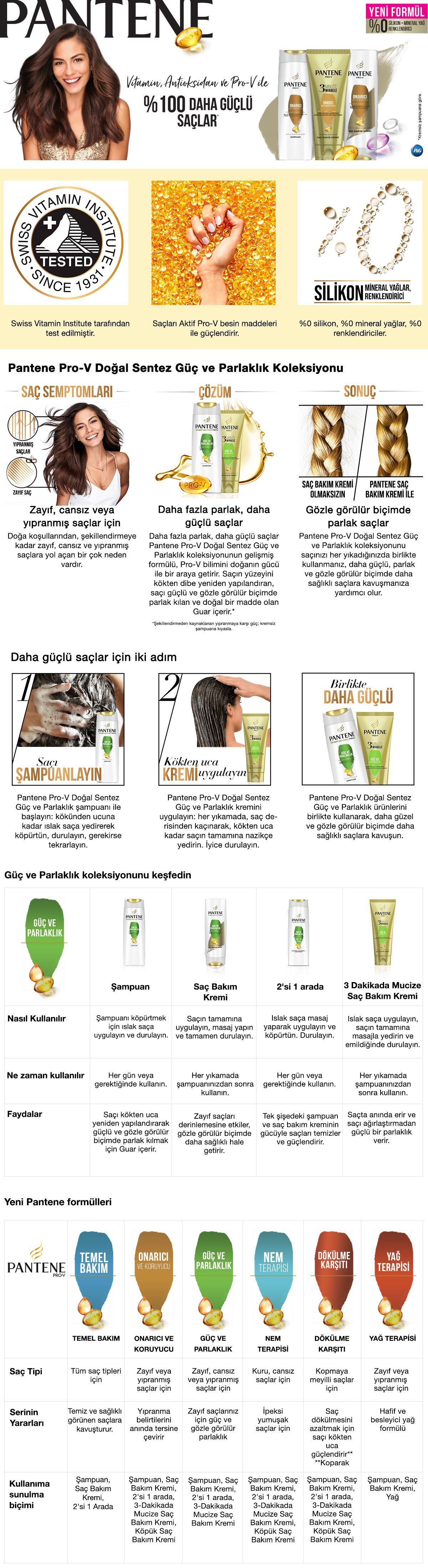 Pantene Miracle Güç Ve Parlaklık Serum Saç Bakım Kremi 200 Ml