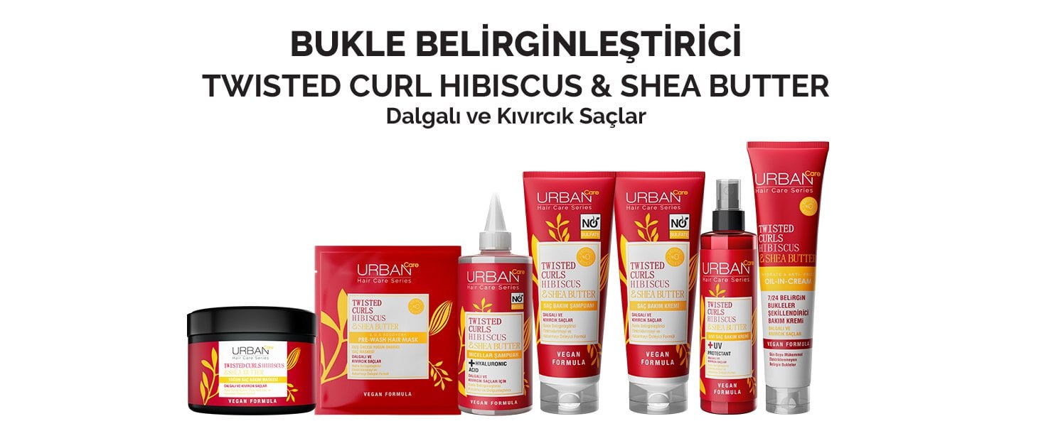 Urban Care Hibiscus & Shea Butter Kıvırcık Ve Dalgalı Saçlara Özel Yoğun Saç Bakım Maskesi 230 Ml