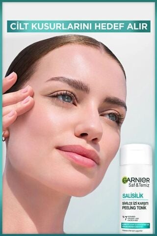 Garnier Saf & Temiz Salisilik Sivilce İzi Karşıtı Gözenek Sıkılaştırıcı Peeling Tonik 120 ml