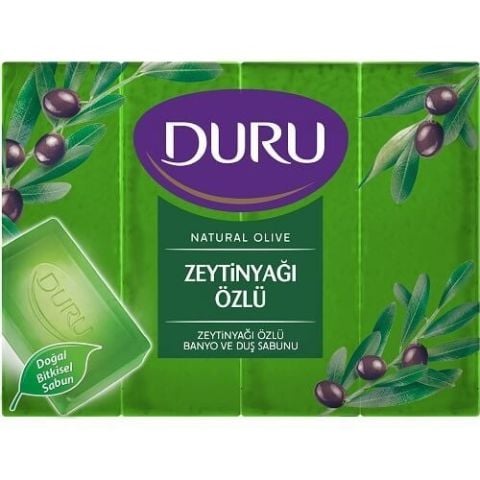 Duru Natural Olive Zeytinyağlı Banyo Sabunu 4x150 Gr