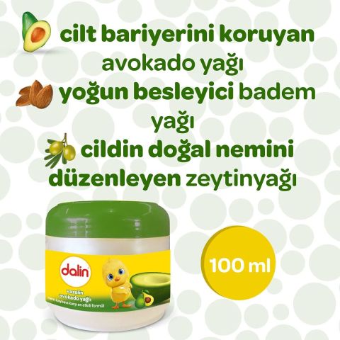 Dalin Avokado Yağlı Bebek Vazelini 100ml