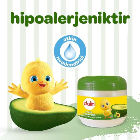 Dalin Avokado Yağlı Bebek Vazelini 100ml