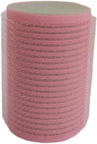 Merrys Solingen Cırtlı Sünger Bigudi Pembe 8li Çap 4Cm IS-817