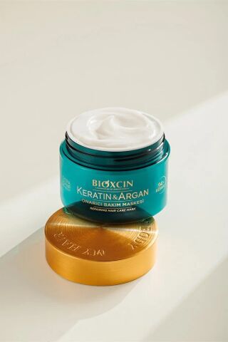 Bioxcin Keratin & Argan Onarıcı Saç Bakım Maskesi 225 ml