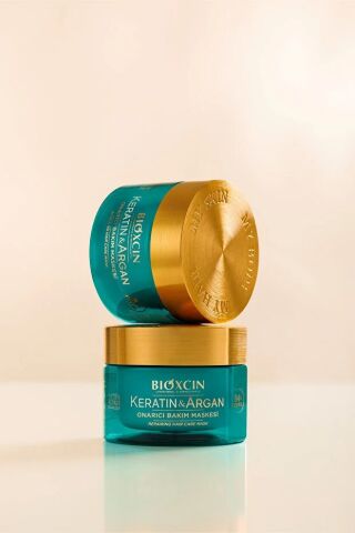 Bioxcin Keratin & Argan Onarıcı Saç Bakım Maskesi 225 ml