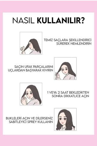 Merrys Solingen 7li Yapışkanlı Cırtlı Turuncu Saç Bigudisi