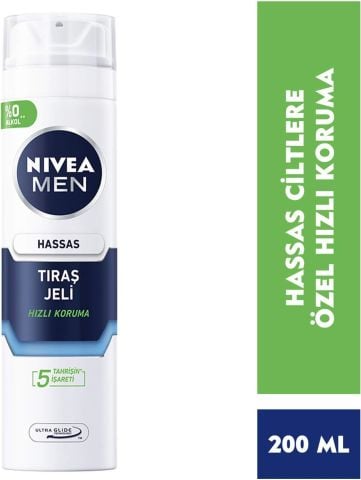 Nivea Men 200 ml Hassas Tıraş Jeli