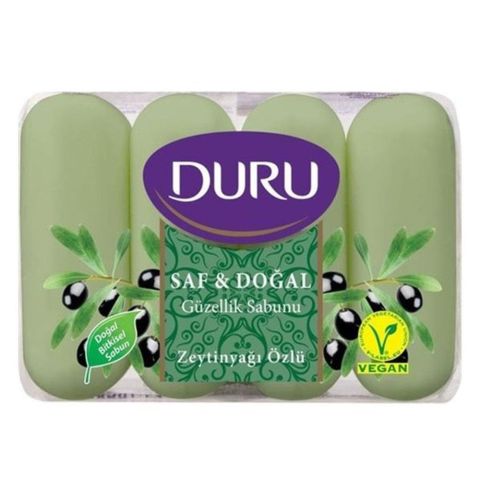 Duru Saf&Doğal Zeytinyağı Güzellik Sabunu 4 x 70 gr