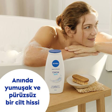 Nivea Creme Soft Kremsi Dokunuş Banyo ve Duş Jeli 500 ml
