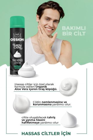 Morfose - Ossion Hassas Tıraş Köpüğü 200ml