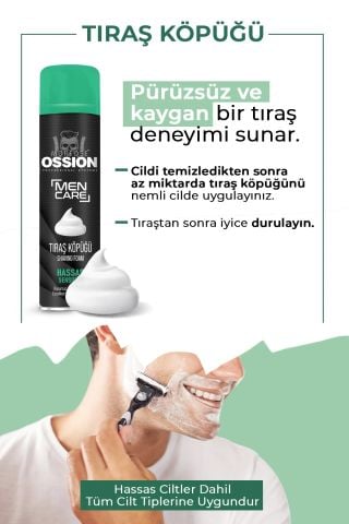 Morfose - Ossion Hassas Tıraş Köpüğü 200ml