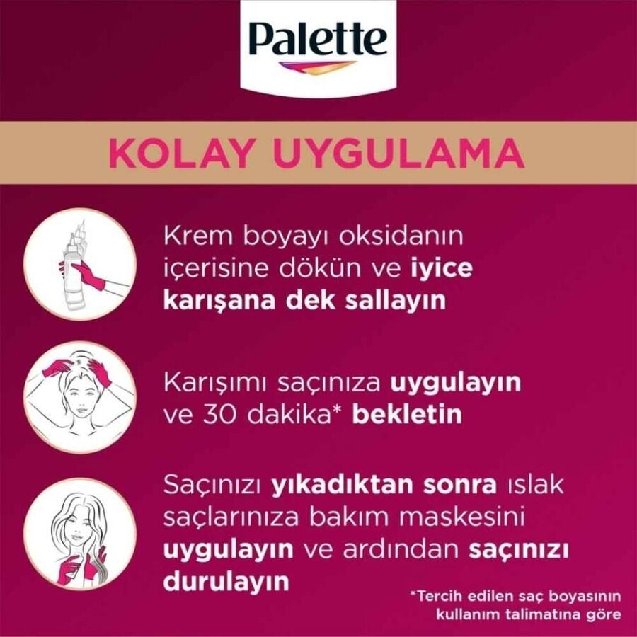 Palette Deluxe Uıl Ultra Yoğun Renk Açıcı Saç Boyası 50ml