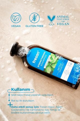 Tresan Isırgan Otu Dökülme Karşıtı Yağlı Saçlar için Şampuan 300Ml