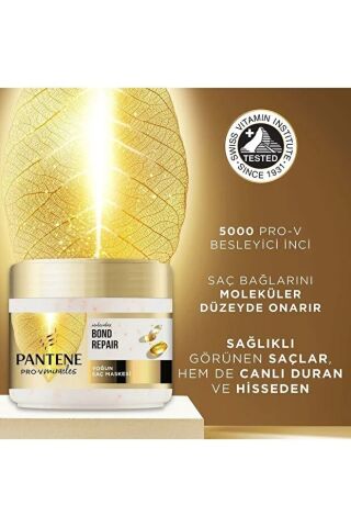 Pantene Pro-V Miracles Molecular Bond Repair Yenileyici Saç Maskesi Besleyici İnci İle 300 ml