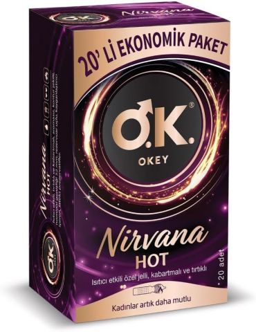 Okey Prezervatif Nirvana Hot 20'li
