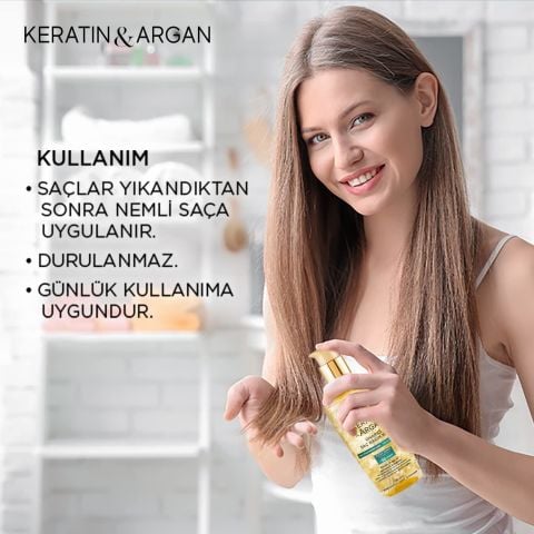 Bioxcin Keratin&Argan Onarıcı Saç Bakım Yağı 150 Ml - Yıpranmış Ve Hasar Görmüş Saçlar