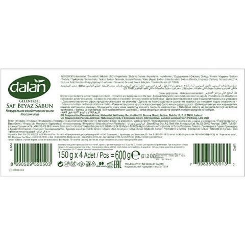 Dalan Banyo Sabunu Gül 4x150 Gr