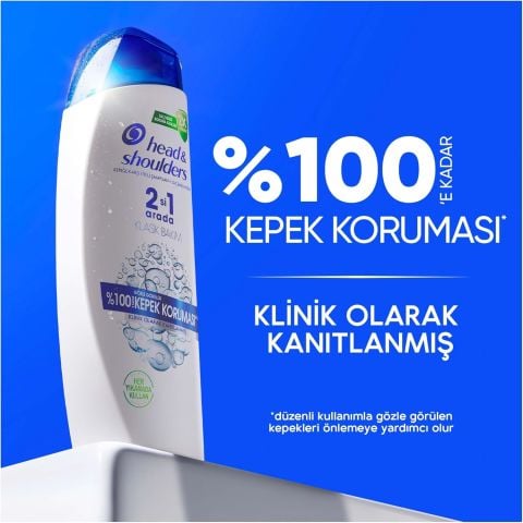 Head & Shoulders Klasik Bakım 2'si 1 Arada Kepek Karşıtı Şampuan 625ML
