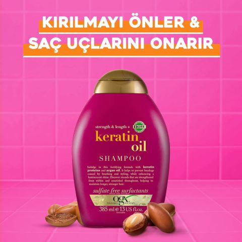 OGX Kırılma Karşıtı Keratin Oil Şampuan 385 ml