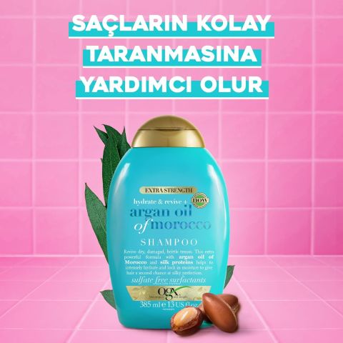 OGX Argan Oil Of Morocco Şampuan Nemlendirici Canlandırıcı 385 ml