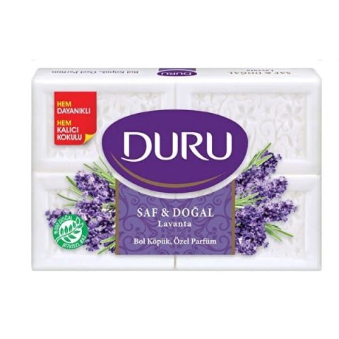 Duru Saf & Doğal Lavanta Banyo Sabunu 4x150 Gr