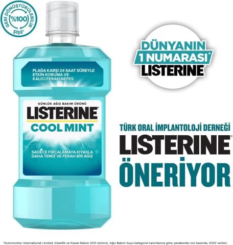 Listerine Ağız Suyu Cool Mint 1000ml