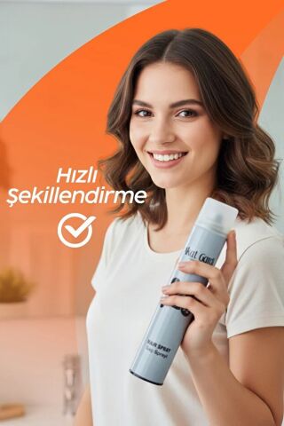 Akat Gardi Saç Spreyi Extra Strong 400Ml Gri No:2