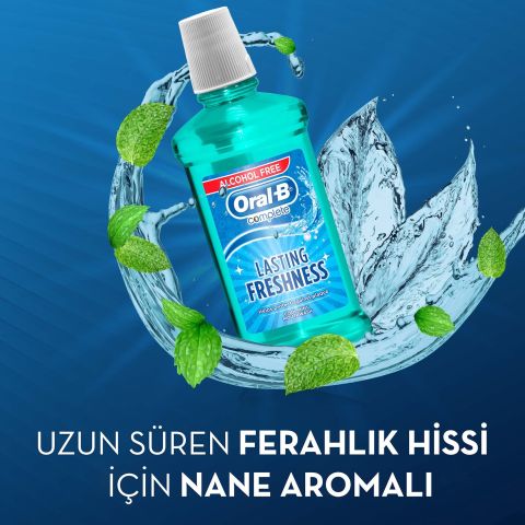 Oral-B Ağız Çalkalama Suyu Komple Bakım 500 ml (ALKOLSÜZ)
