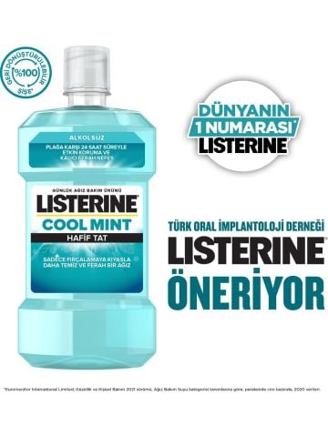 Listerine Cool Mint Hafif Tat Ağız Bakım Ürünü 250 ml