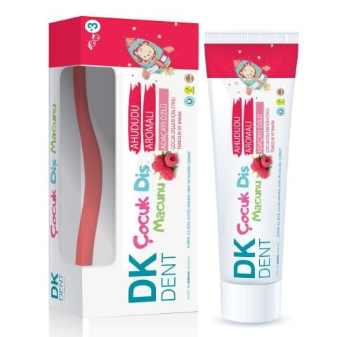 Dermokil Dk Dent Ahududulu Çocuk Diş Macunu 50 ml + Diş Fırçası
