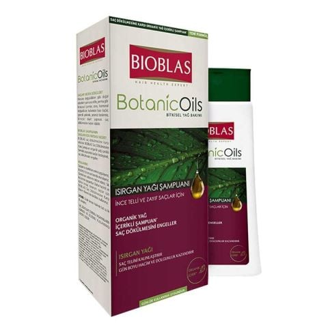 Bioblas Botanic Oils Isırgan Yağı Şampuan 360 Ml -İnce Telli Zayıf Saçlar İçin