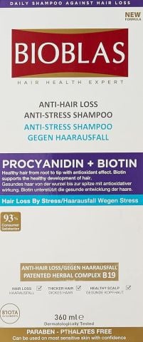 Bioblas Procyanidin + Biotin Anti-Stress Saç Dökülmesine Karşı Şampuan 360ml