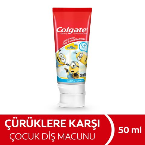 Colgate Minions Çürüklere Karşı Etkili Çocuk Diş Macunu 50 ml