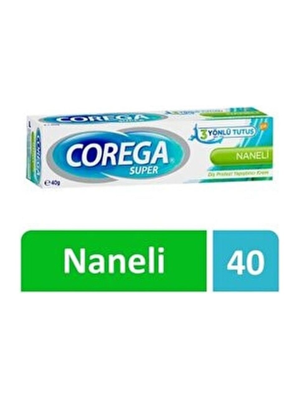Corega Diş Protezi Yapıştırıcı Krem Naneli 40gr
