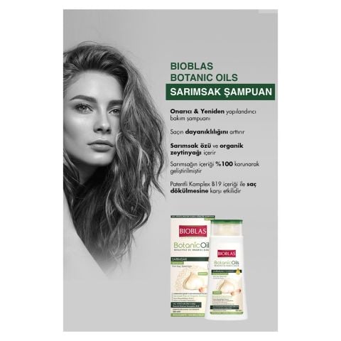 Bioblas Botanic Oils Sarımsak Özlü Saç Dökülmesine Karşı Şampuan 360 ml
