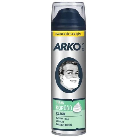 Arko Men Klasik Traş Köpüğü Hassas Kaygan 200ml