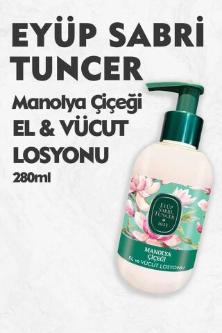 Manolya Çiçeği Doğal Zeytinyağlı El ve Vücut Losyonu 280 ml