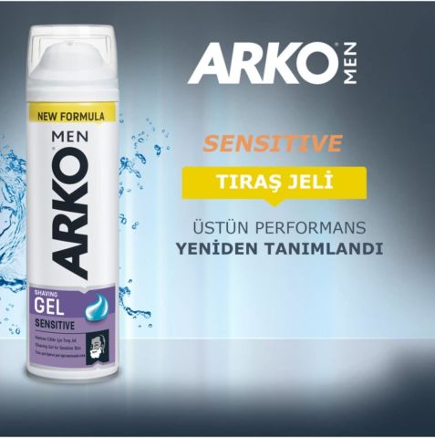 Arko Men Sensitive Tıraş Jeli 200 ml