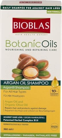 Bioblas Botanic Oils Argan Yağlı Saç Dökülmesine Karşı Şampuan 360 ml