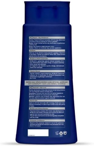 Bioblas Thermal Expert Men Kepek & Saç Dökülmesine Karşı Şampuan 360 ML