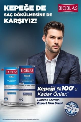 Bioblas Thermal Expert Men Kepek & Saç Dökülmesine Karşı Şampuan 360 ML
