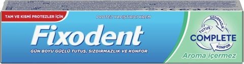 Fixodent Protez Yapıştırıcı Krem Complete Aromasız 47 gr