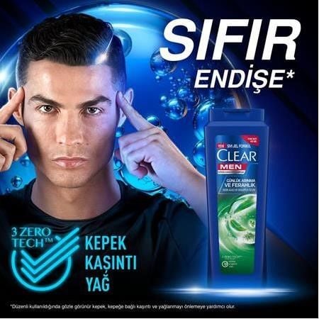 Clear Men Cool Sport Menthol Seyahatboyu Şampuan 180mL