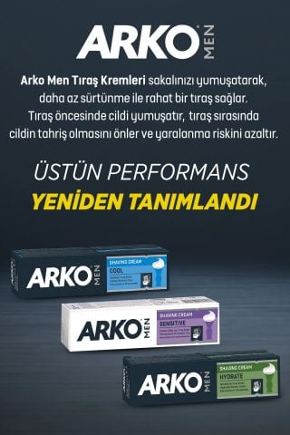 Arko Men Cool Traş Kremi 100ml