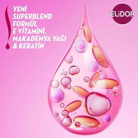 Elidor Güçlü ve Parlak Superblend Şampuan 200 Ml Seyahat Boy